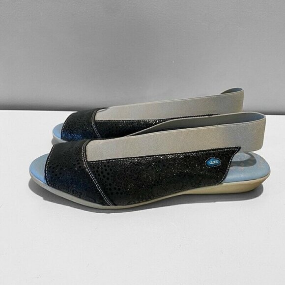 Cloud Caliber Slingback Sandals Black 39 / 8 - Picture 5 of 10